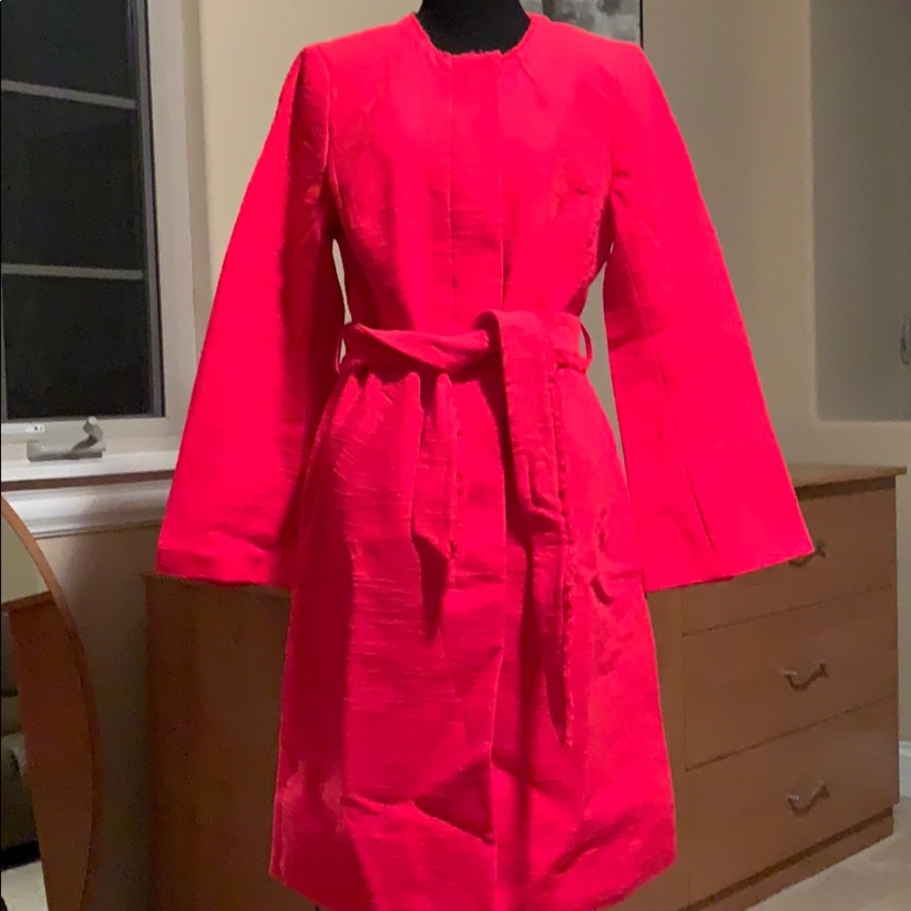 Bell sleeve coat